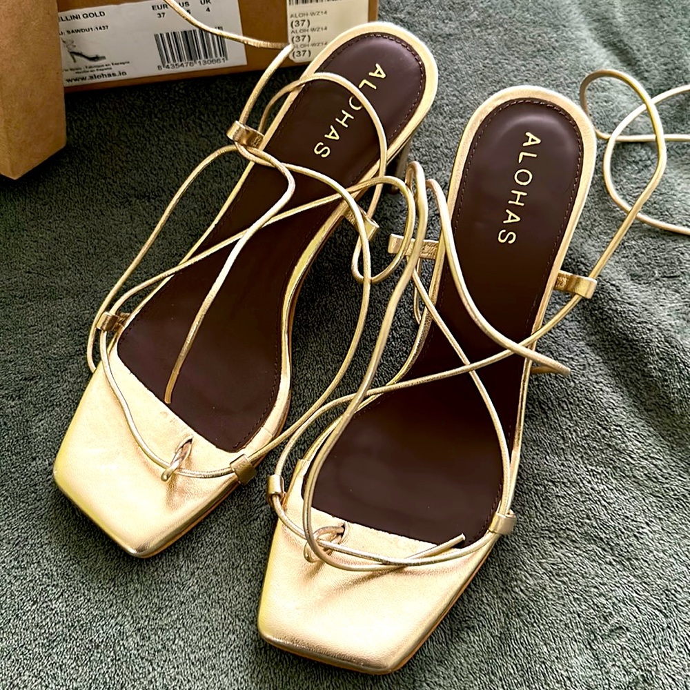 Alohas Bellini Gold Sandal
